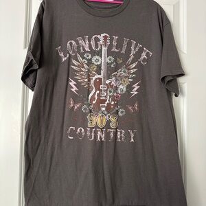 Gray Graphic Short Sleeve Tee